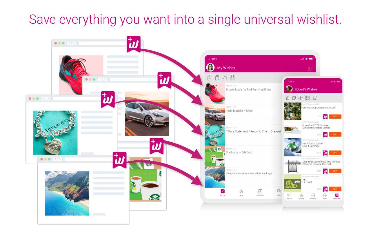 Wishfinity for Chrome - 截图 1