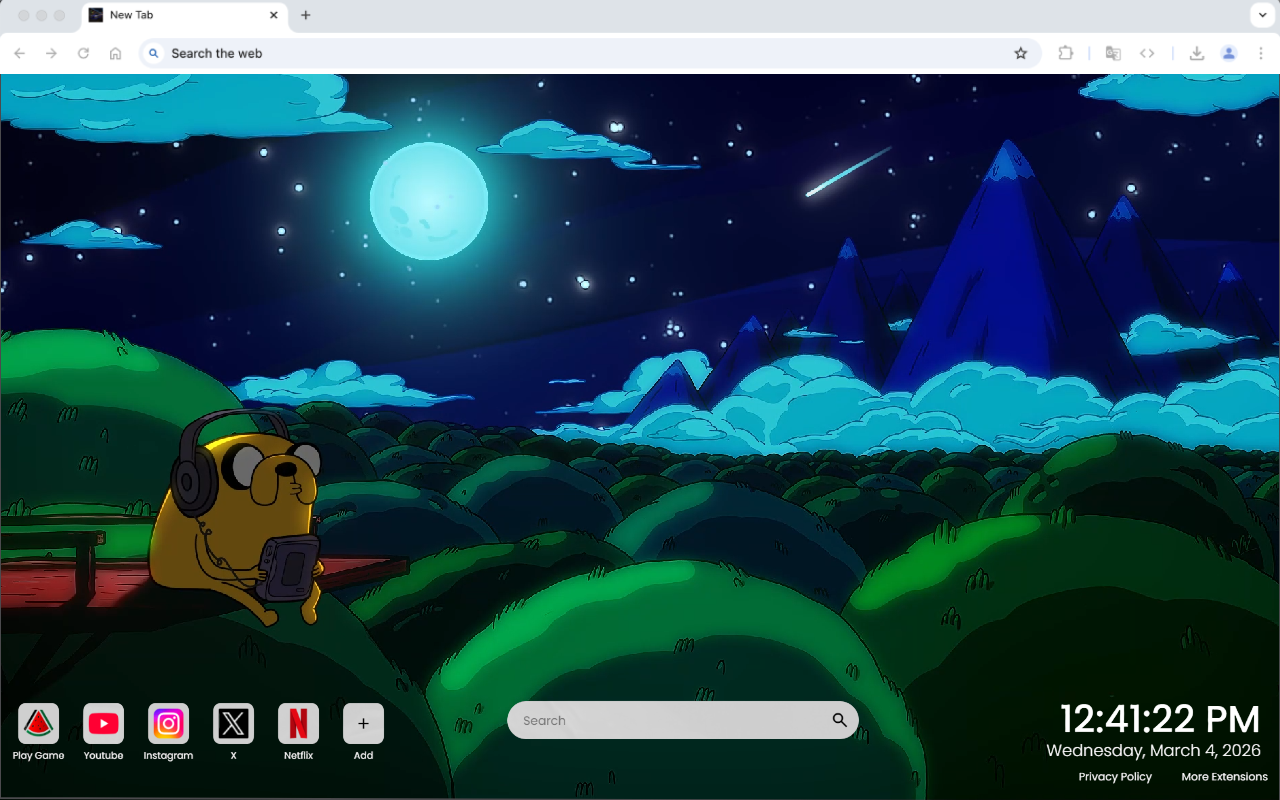 Jake's Night – Music Time Live Wallpaper - 截图 1