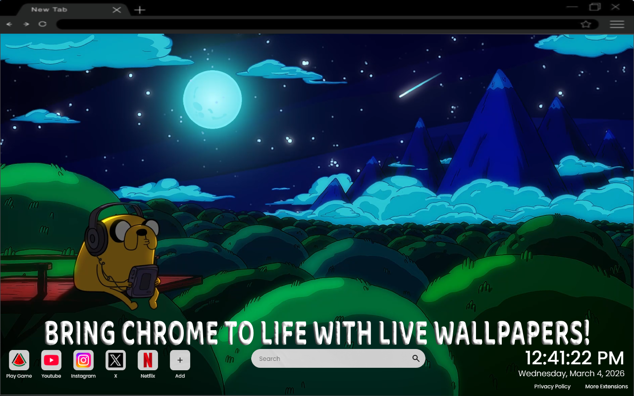 Jake's Night – Music Time Live Wallpaper - 截图 3