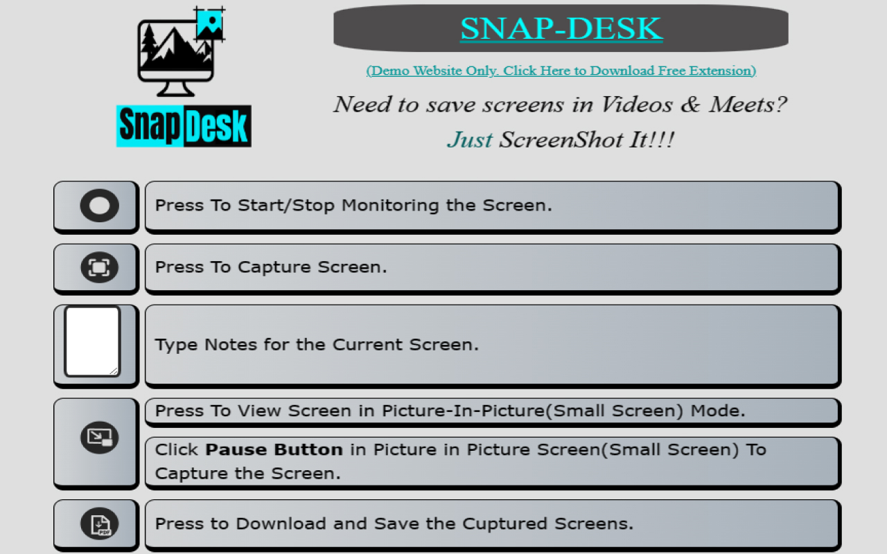 Snap-Desk: Capture ScreenShots as PDF Notes - 截图 5