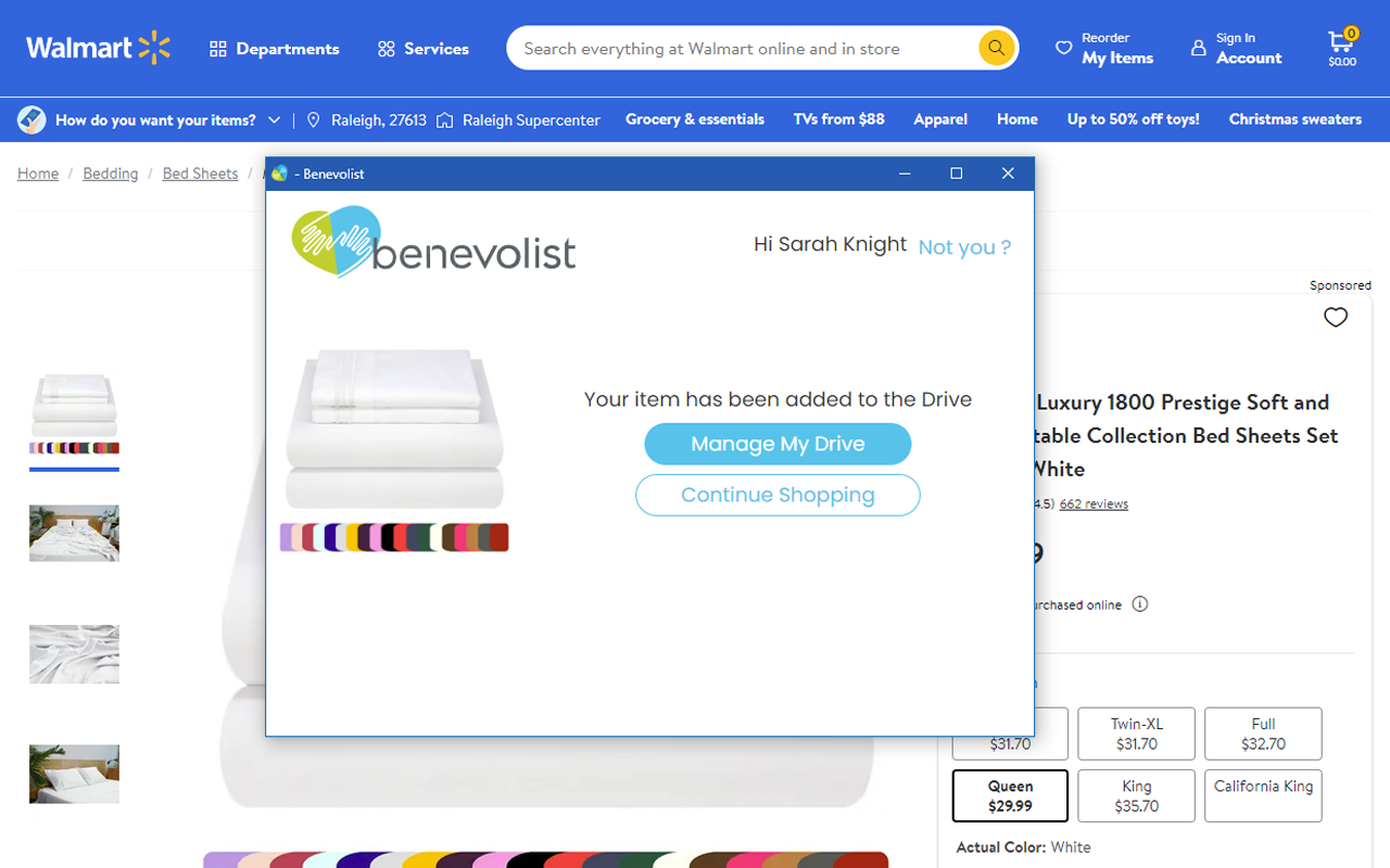 Add to Benevolist.org Button - 截图 2
