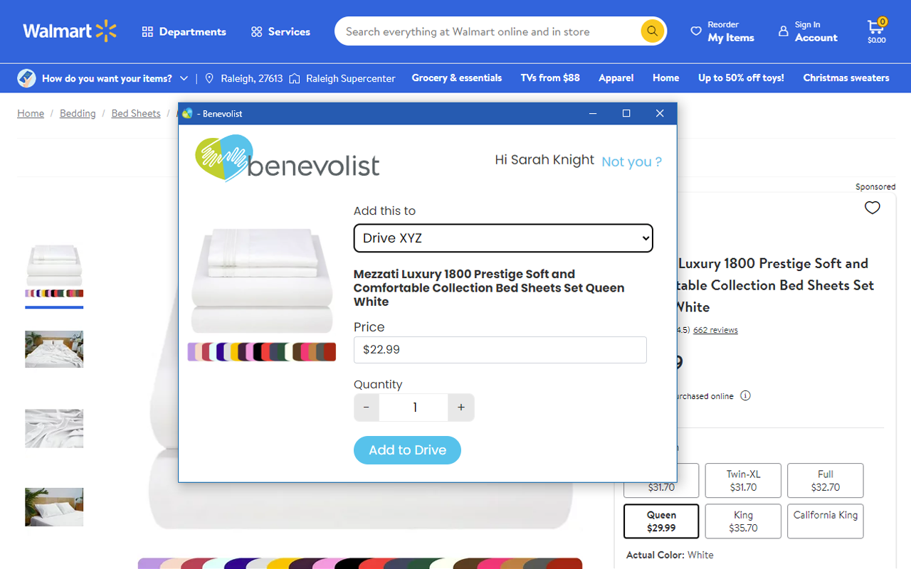Add to Benevolist.org Button - 截图 3