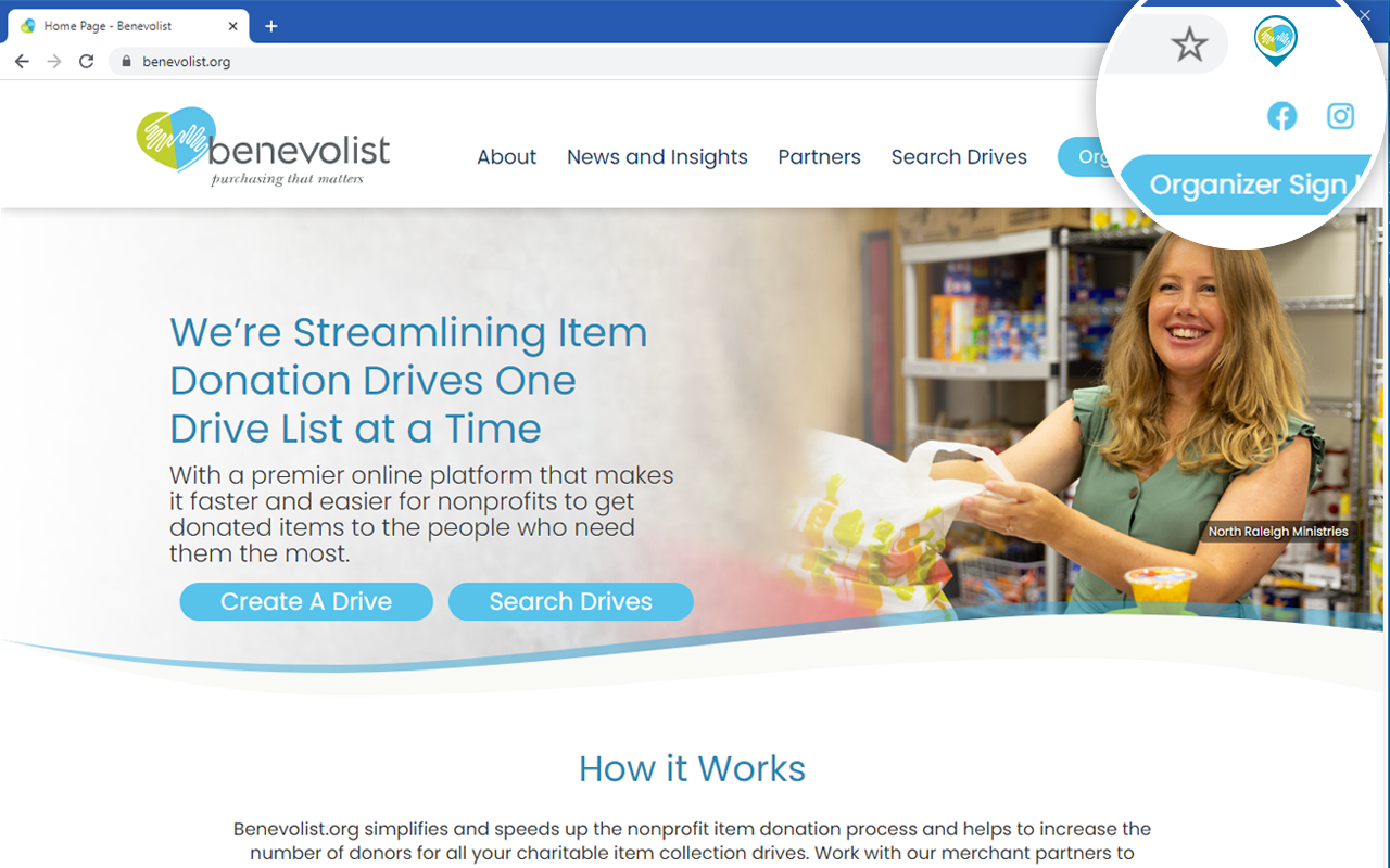 Add to Benevolist.org Button - 截图 4