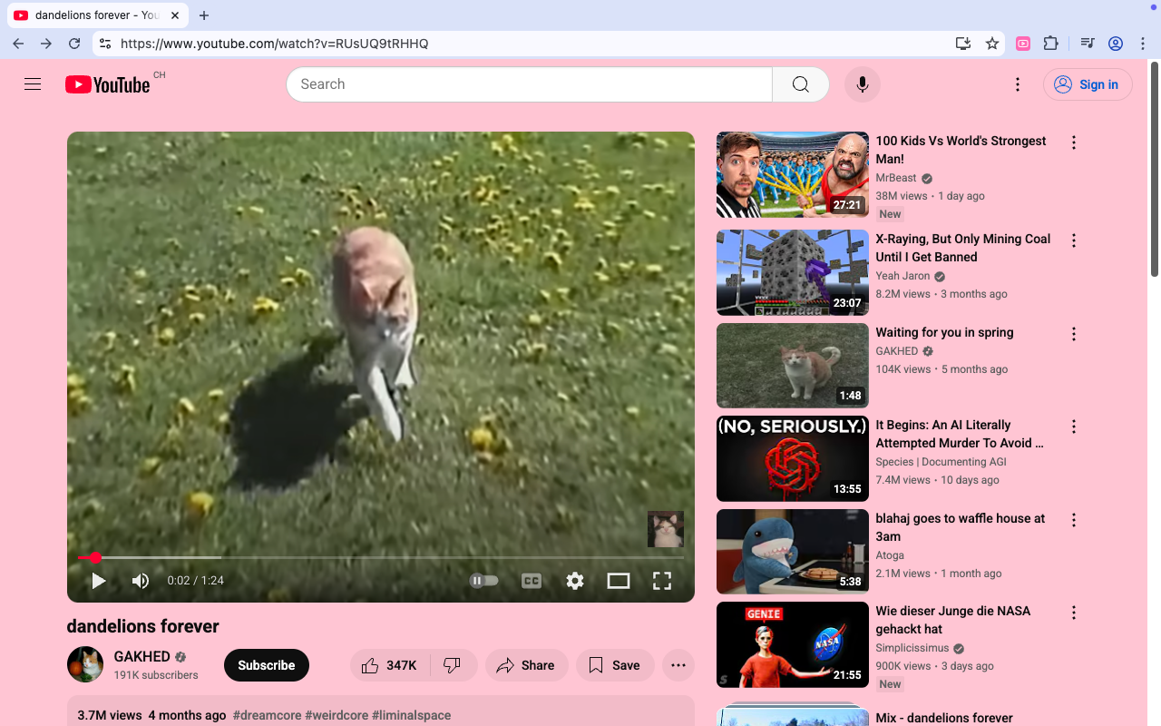 Pastel Pink YouTube - 截图 3