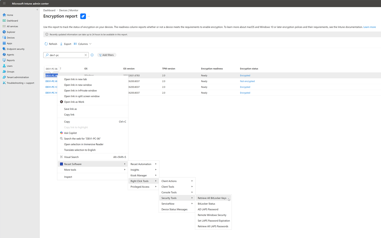 Recast Right Click Tools for Intune - 截图 1