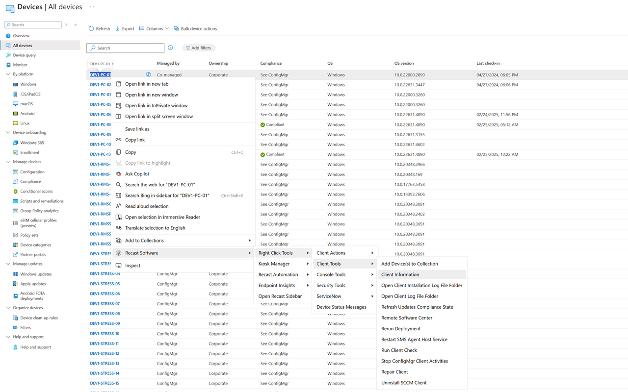 Recast Right Click Tools for Intune - 截图 3
