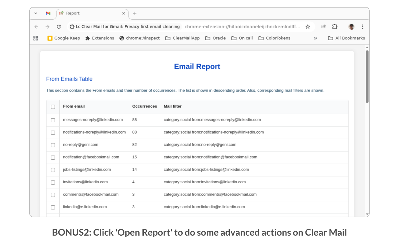 Clear Mail for Gmail: Privacy first email cleaning - 截图 1