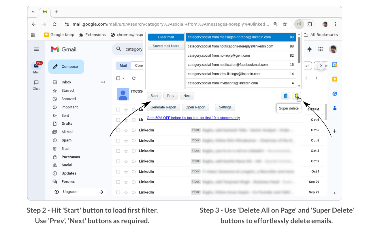 Clear Mail for Gmail: Privacy first email cleaning - 截图 4