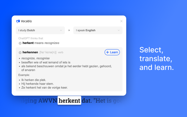 Vocably: Translate and Learn with Flashcards - 截图 5