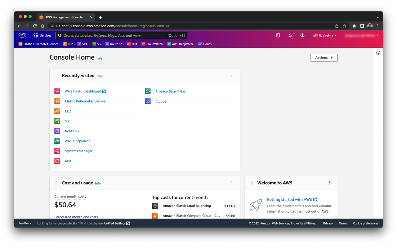 AWS Colorful Navbar - 截图 1