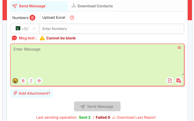 Prime Sender Advance - Free Message Sender - 截图 1