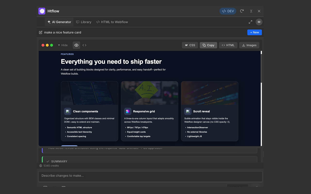 HTFlow AI for Webflow & Wordpress - 截图 5