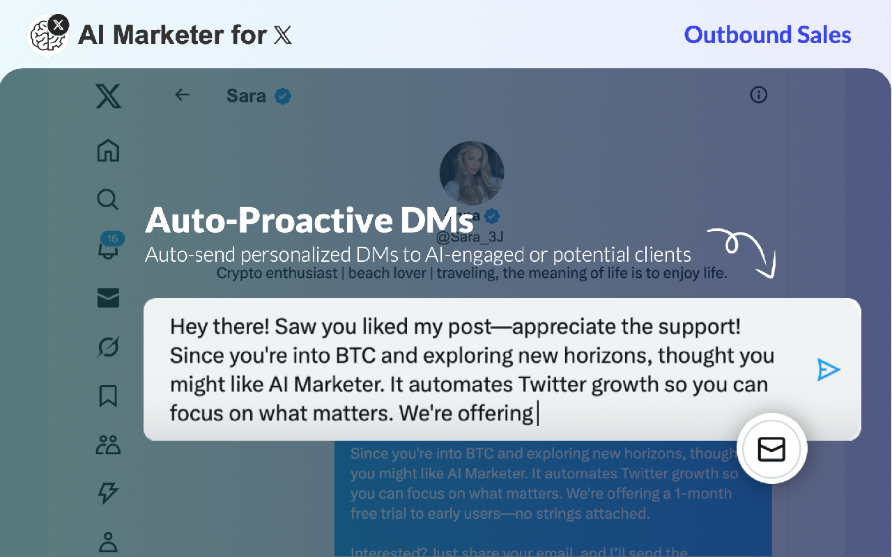 AI Marketer for X – Your AI Marketing Employee for Twitter (X) - 截图 1