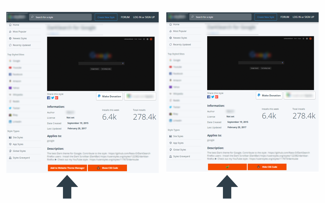 Website Theme Manager - 截图 3
