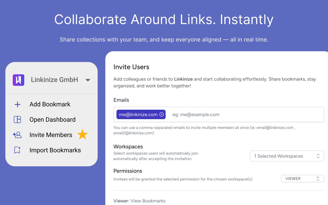 Linkinize - Bookmark Manager for Teams - 截图 4