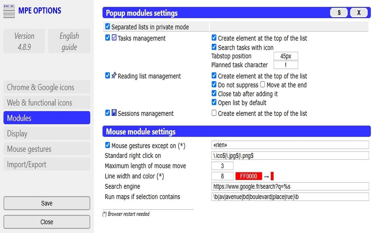 Multi Purpose Extension - 截图 4