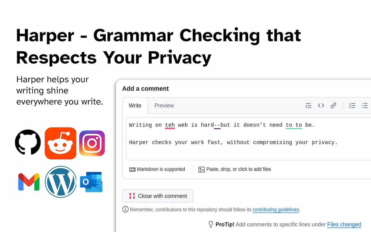 Private Grammar Checker - Harper - 截图 2
