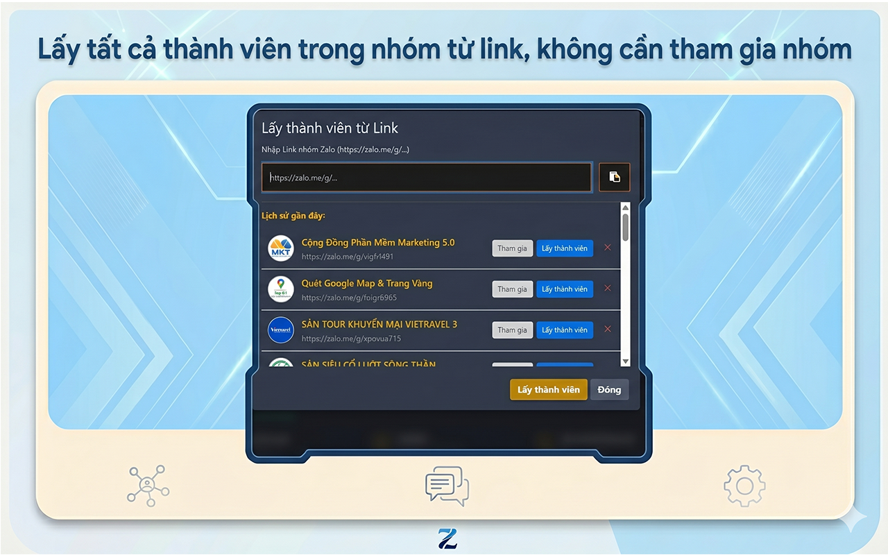 ZChat CRM Assistant - Tiện ích Zalo - 截图 3