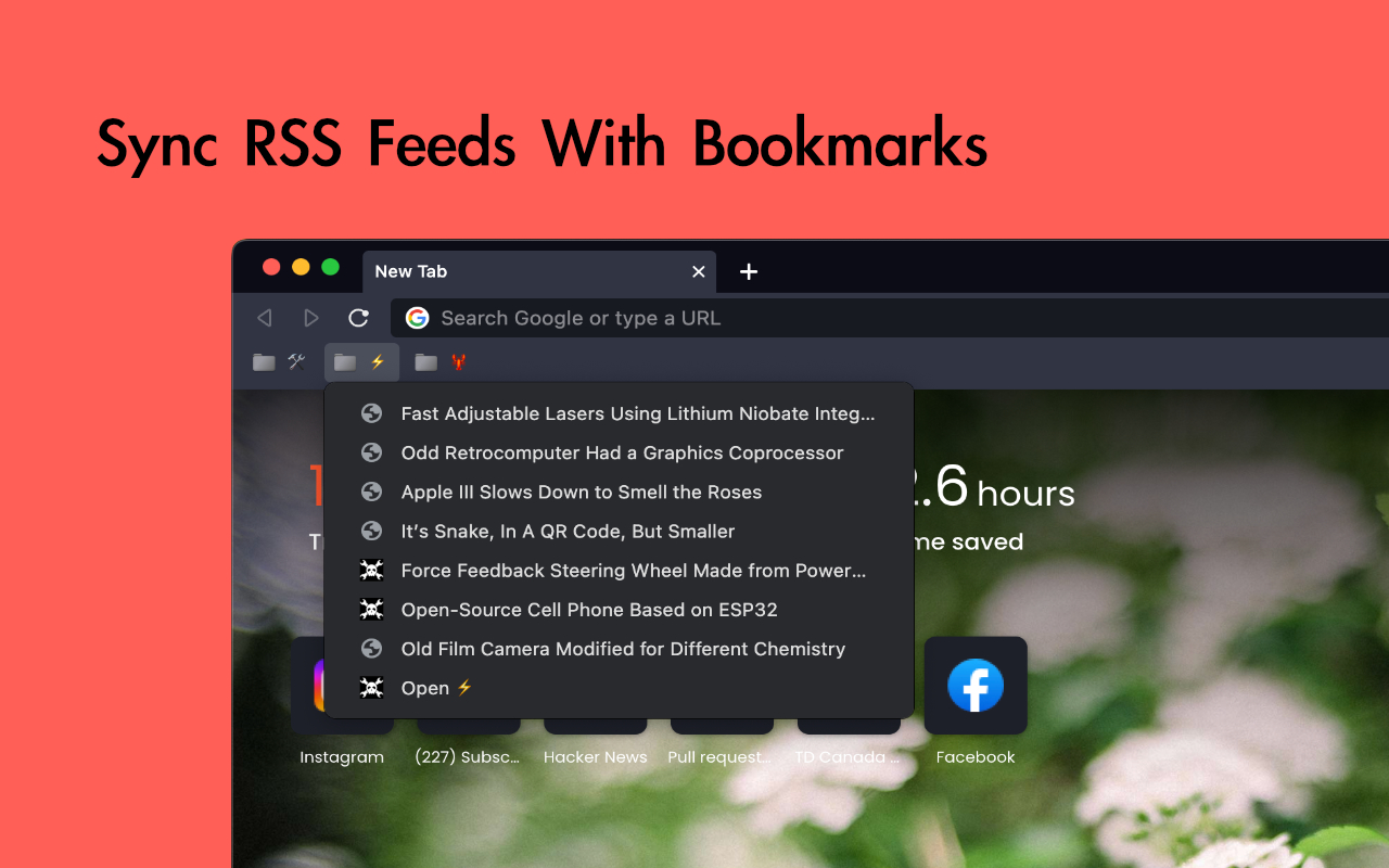 Live RSS Bookmarks - 截图 3
