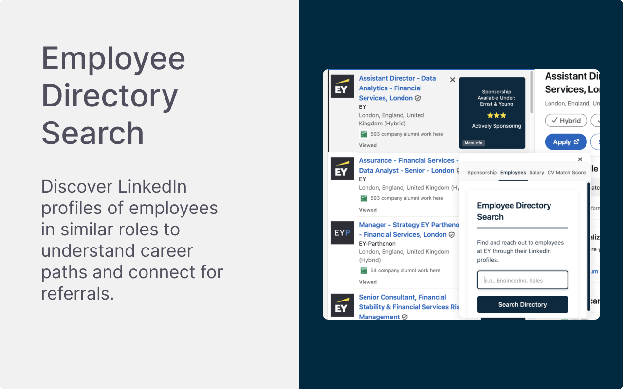 UK Visa Sponsorship Checker: Use AI to find a visa sponsored job - 截图 2