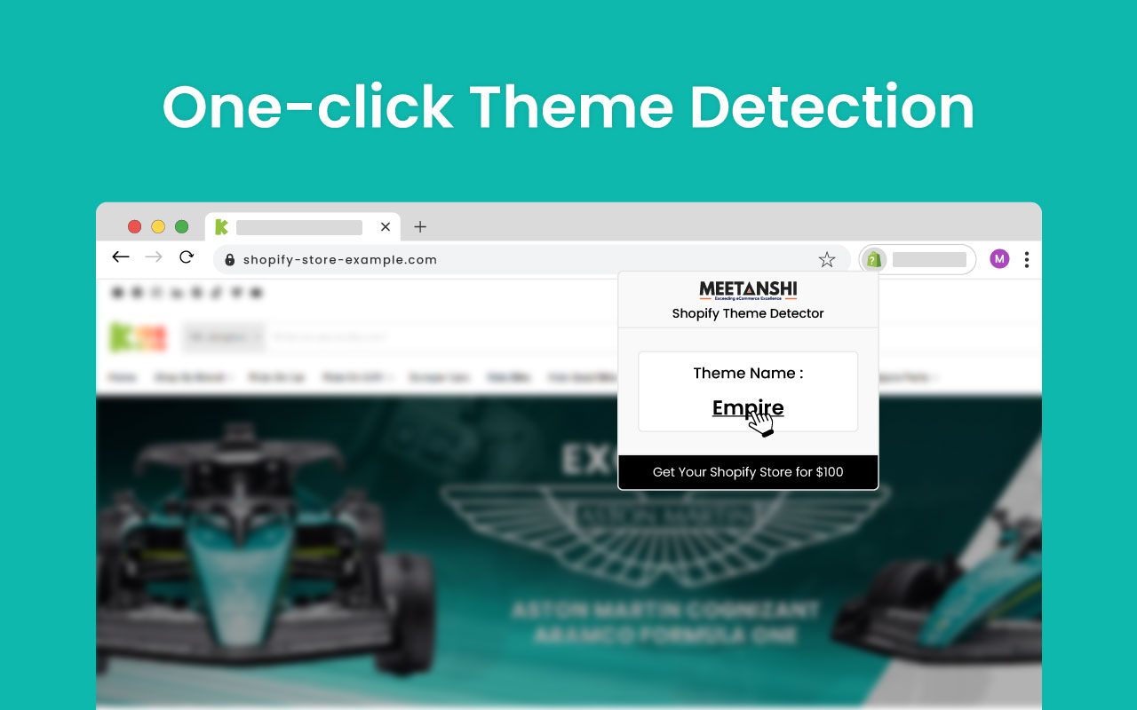 Shopify Theme Detector by Meetanshi - 截图 1