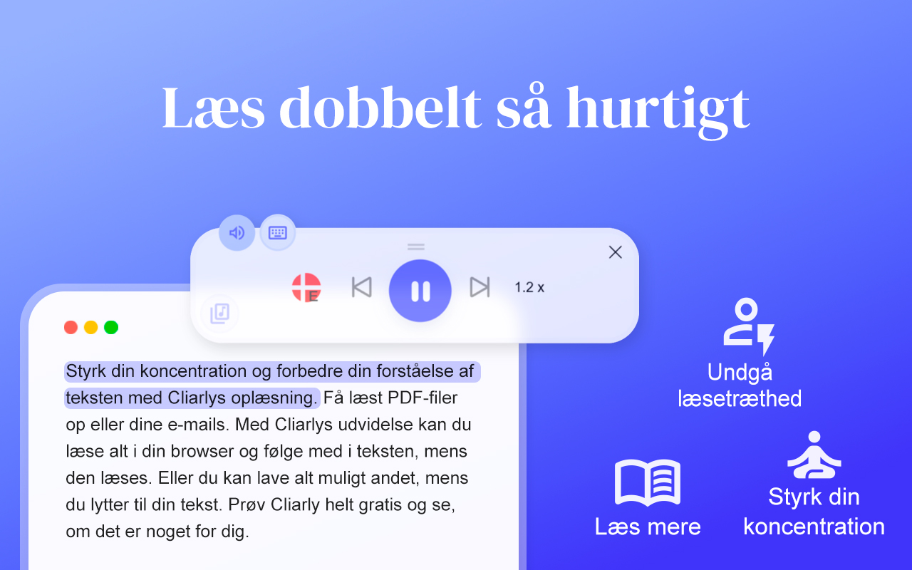 Cliarly: Læse- og skriveværktøj - 截图 4