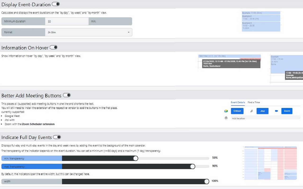 Toolset for Google Calendar™ - 截图 4