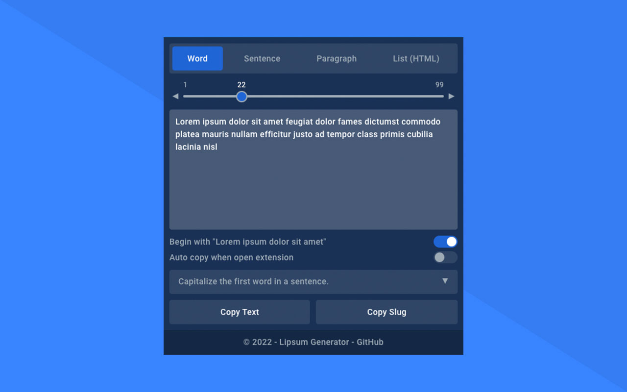 Lipsum Generator - 截图 5