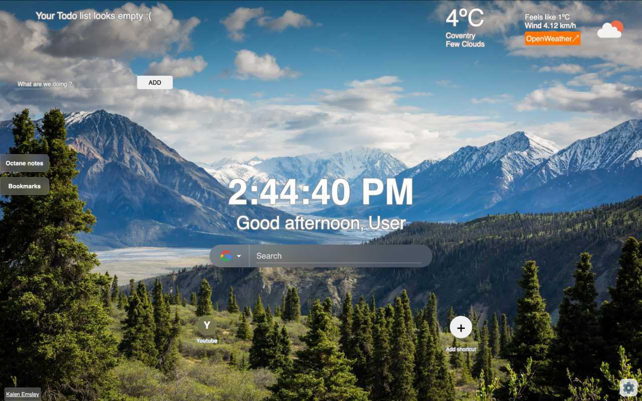 Octane Dashboard - 截图 1