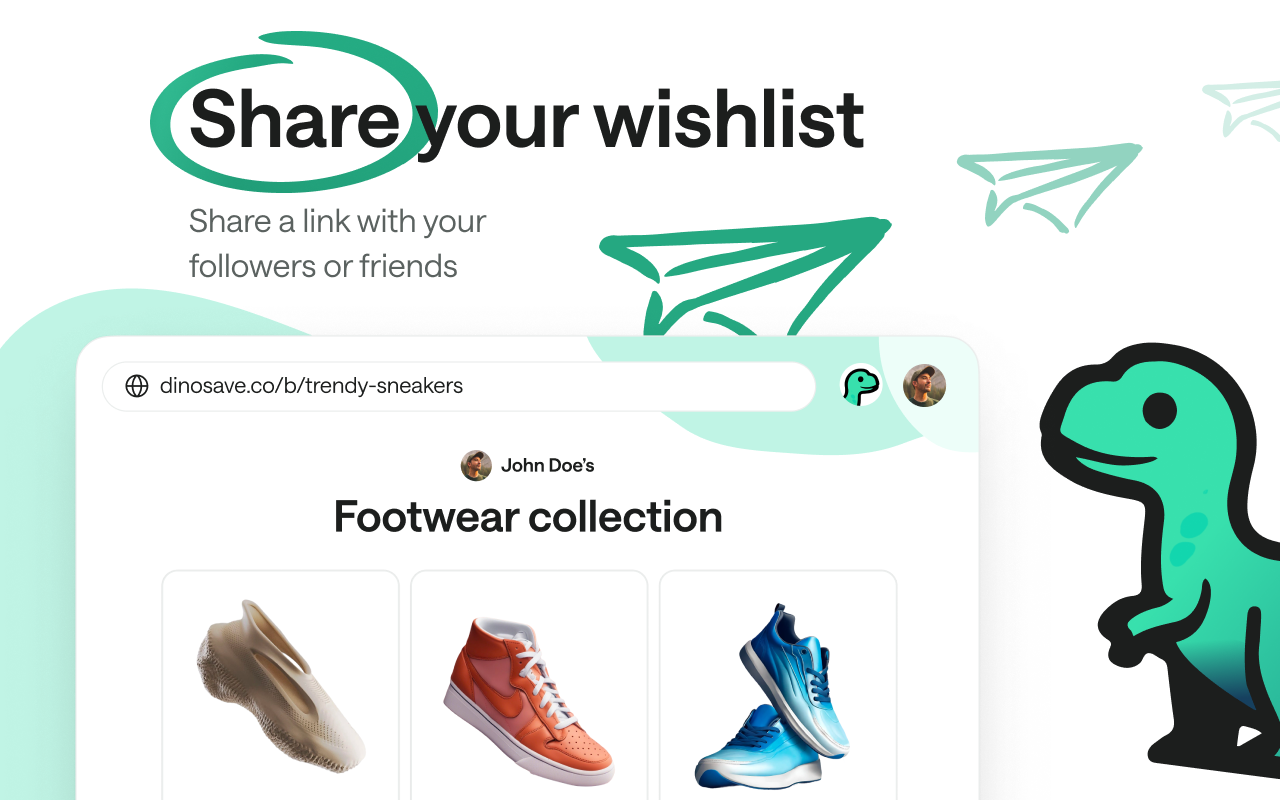 Dinosave – Wishlists and discounts - 截图 1