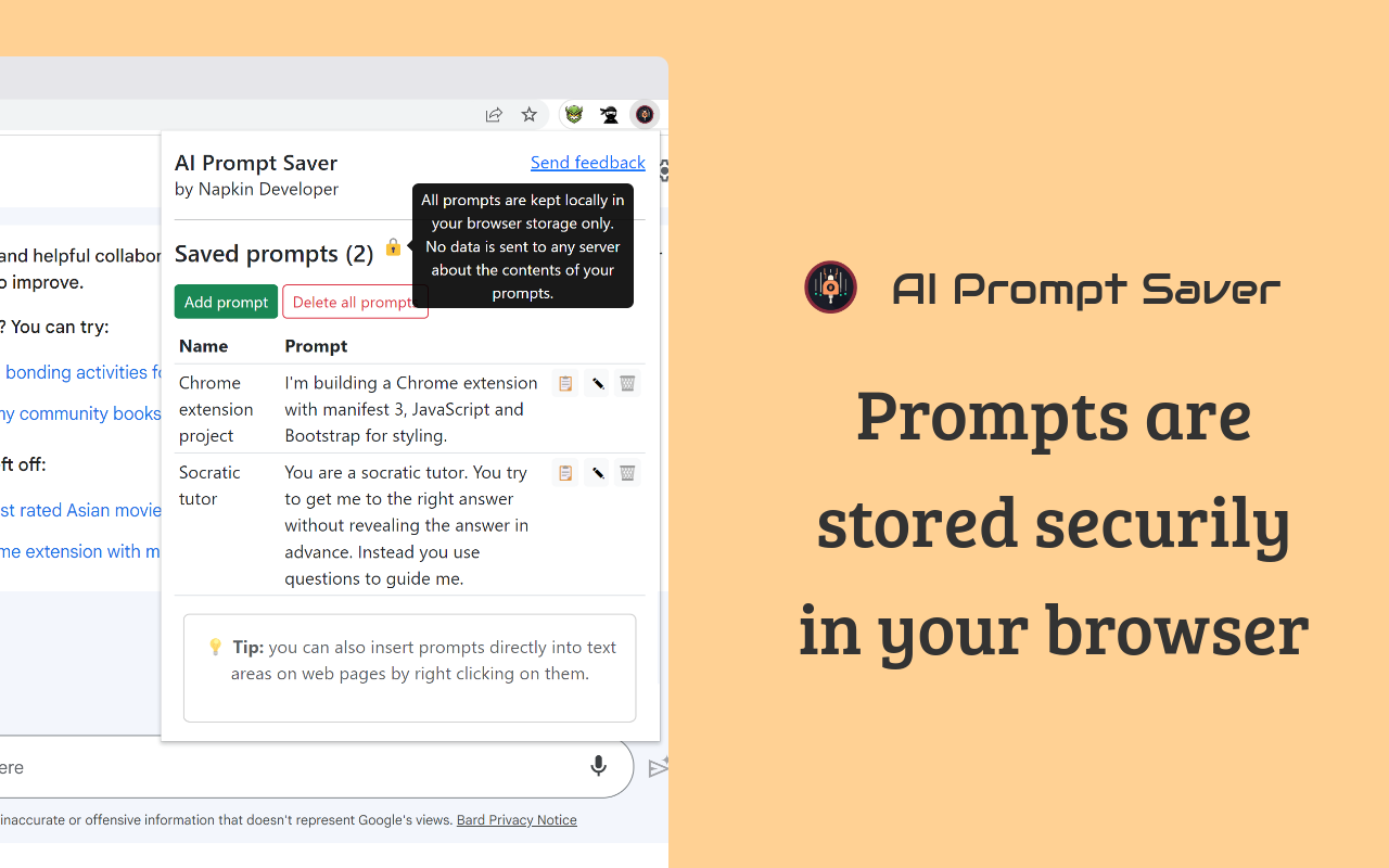 AI Prompt Saver - 截图 4