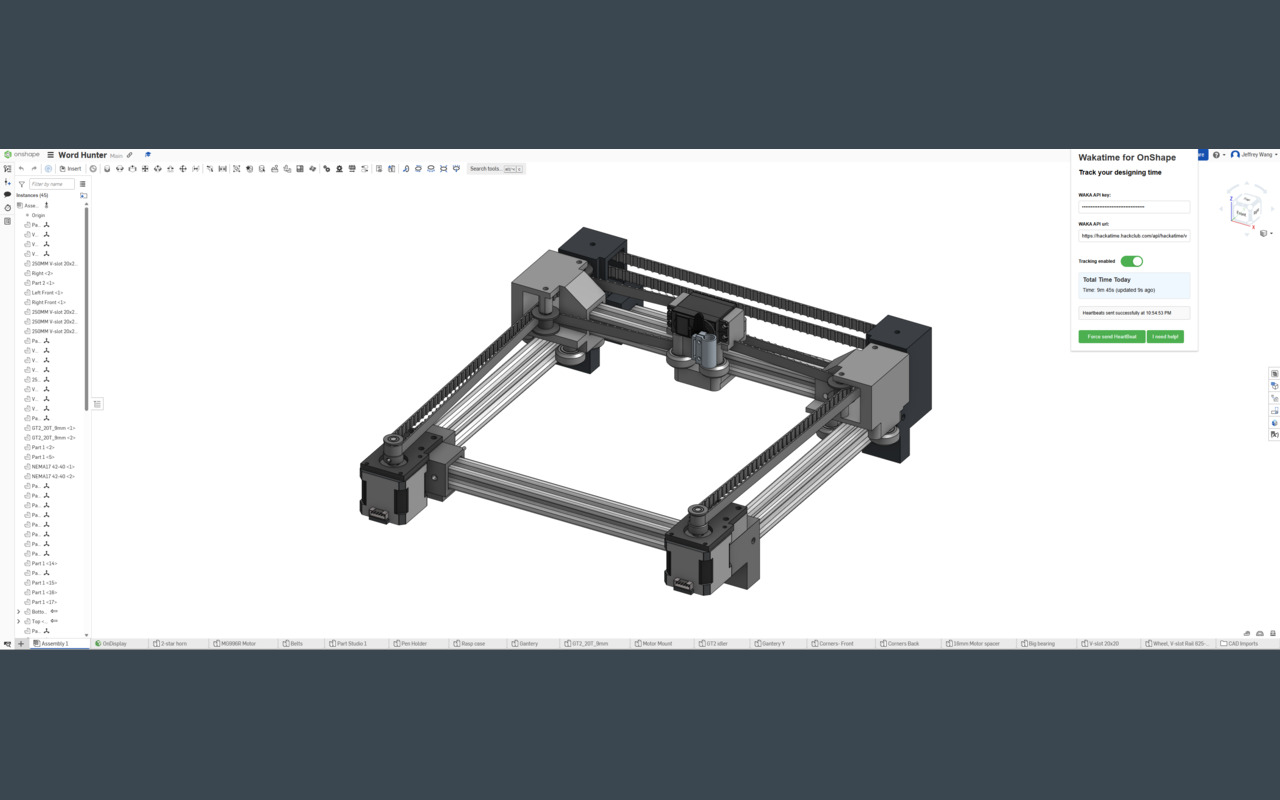 Wakatime for Onshape - 截图 3