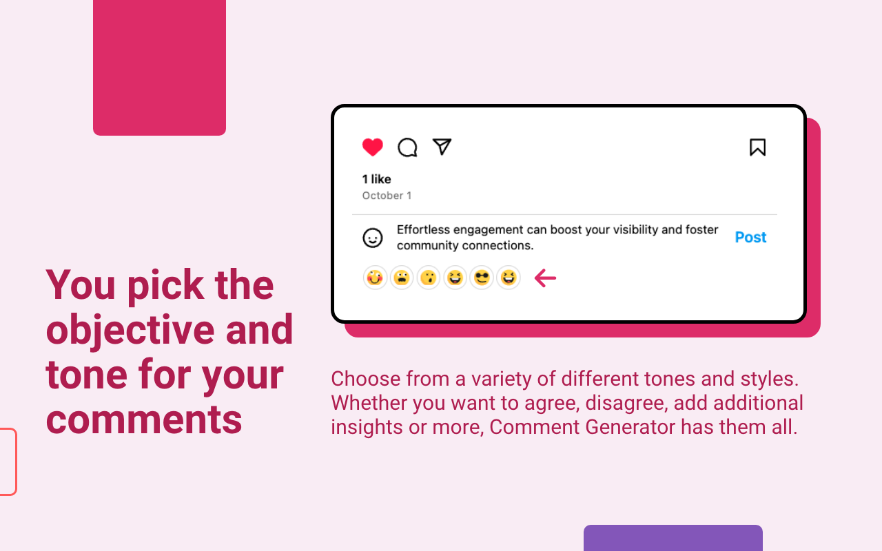 Comment Generator for IG - 截图 4