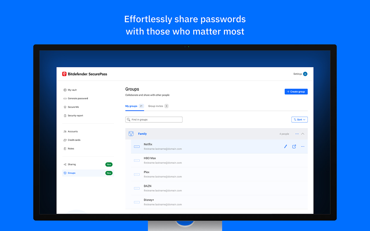 Bitdefender SecurePass - 截图 3