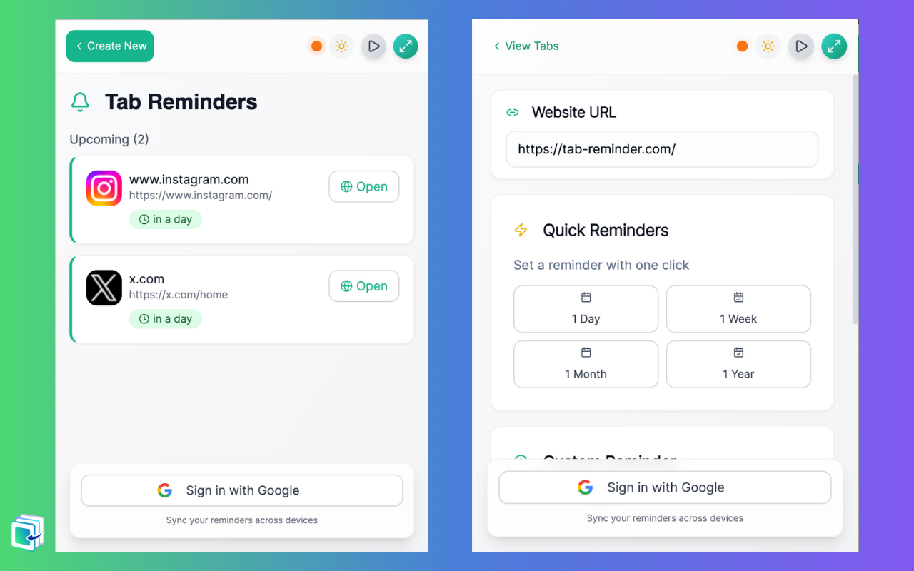 Tab Reminder - Schedule Tabs to Reopen Later - 截图 2