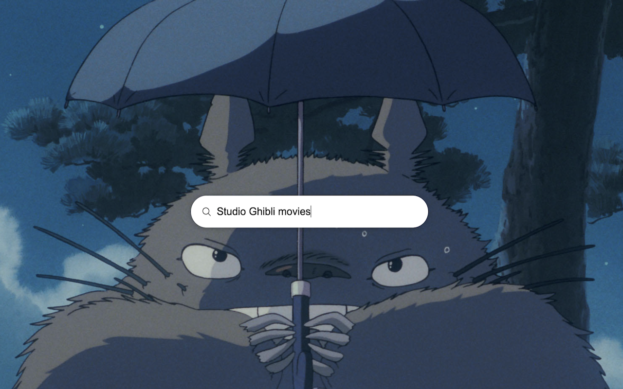 Studio Ghibli New Tab - 截图 2