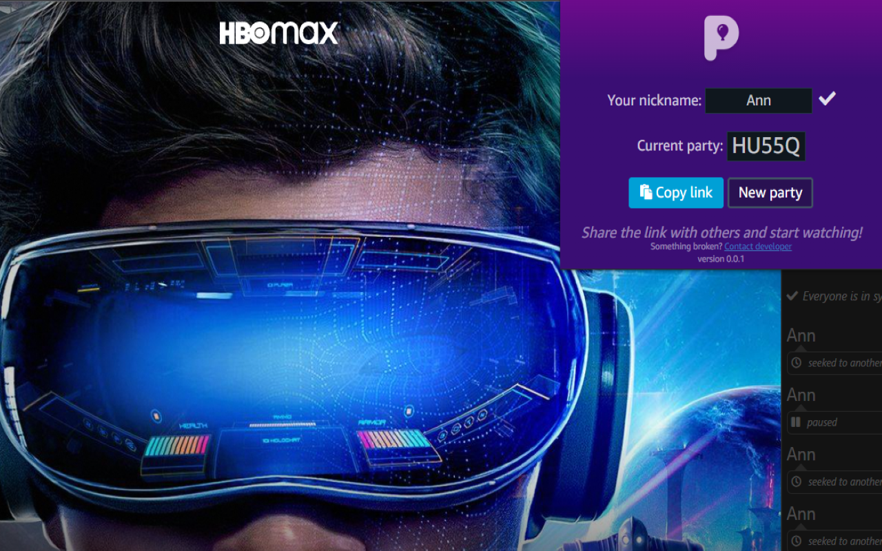 HBO Max Party: watch HBO together and chat [QVI] - 截图 2