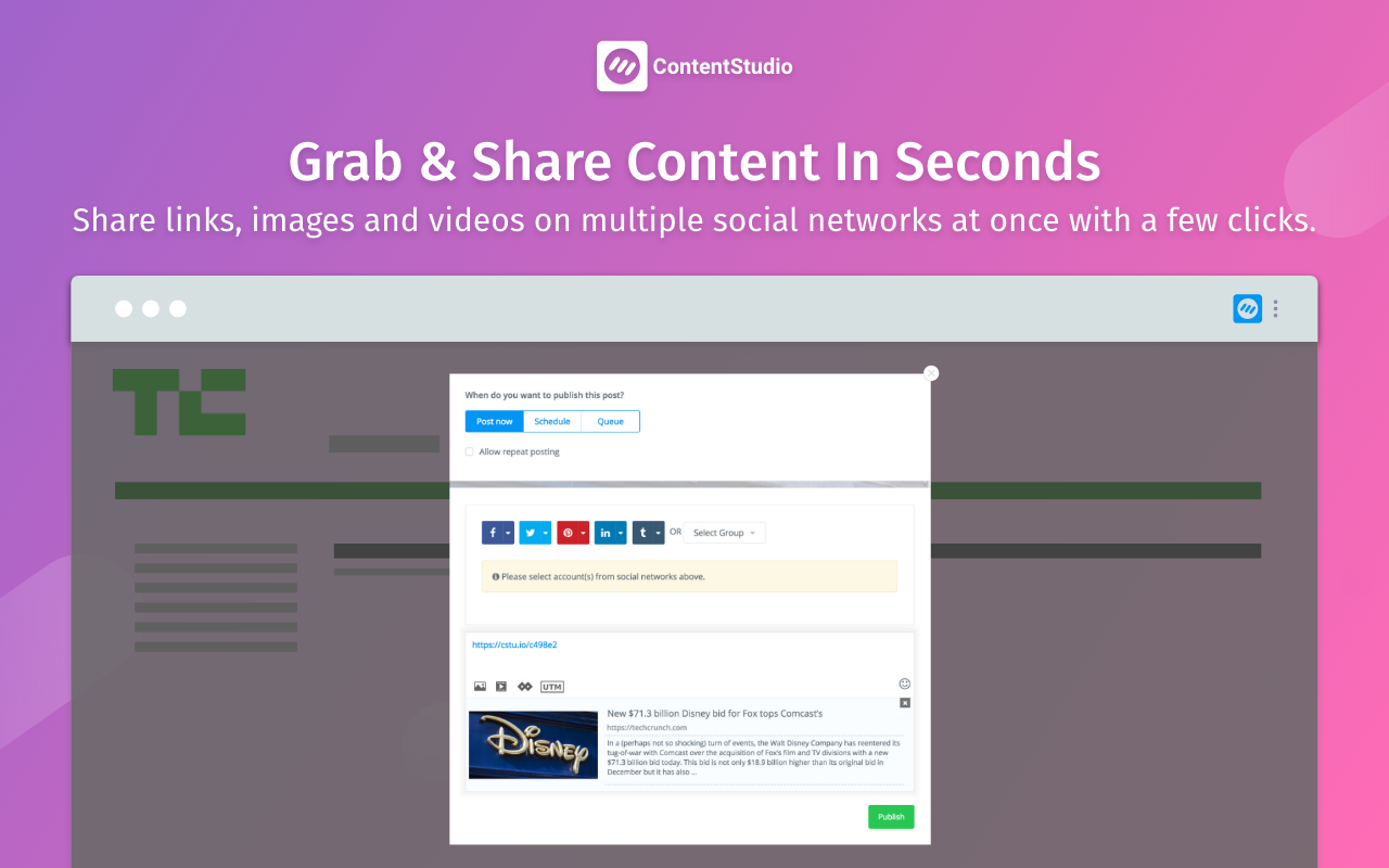 ContentStudio - Social Media Scheduler - 截图 2