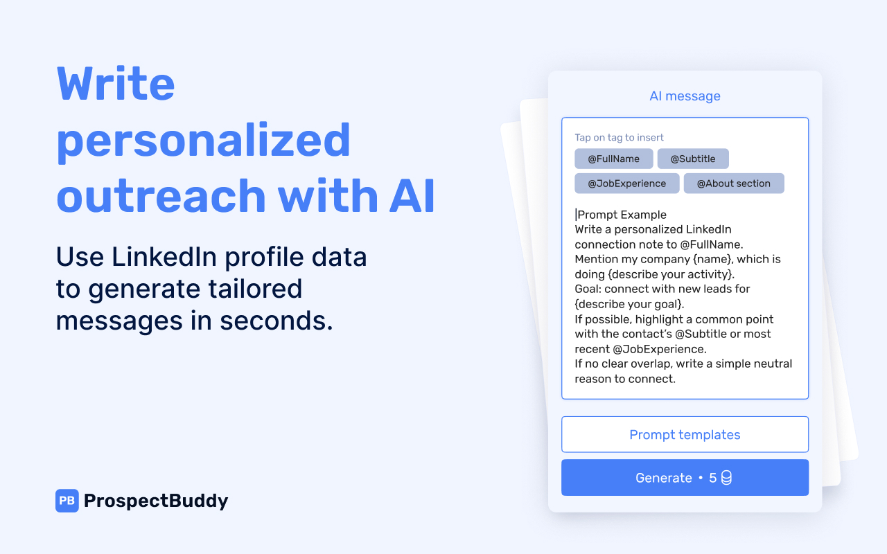 ProspectBuddy — LinkedIn Prospecting Tool for Airtable & Trello - 截图 5