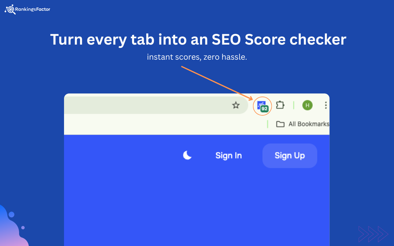 RankingsFactor – AI SEO & Website Analyzer - 截图 3