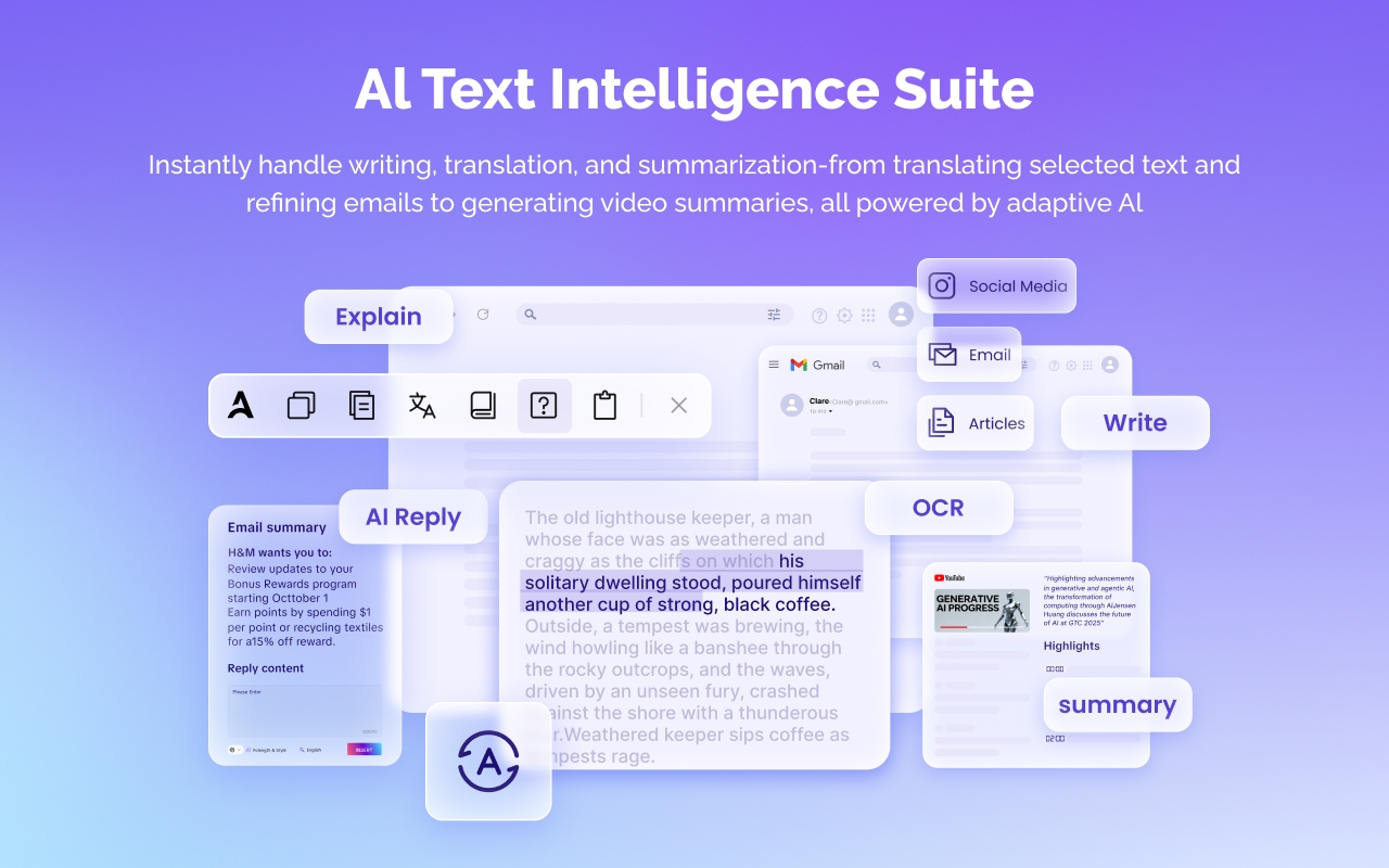 AITab: Sidebar AI Assistant | GPT-5.1, Gemini 3 Pro, DeepSeek & AI Tools - 截图 2