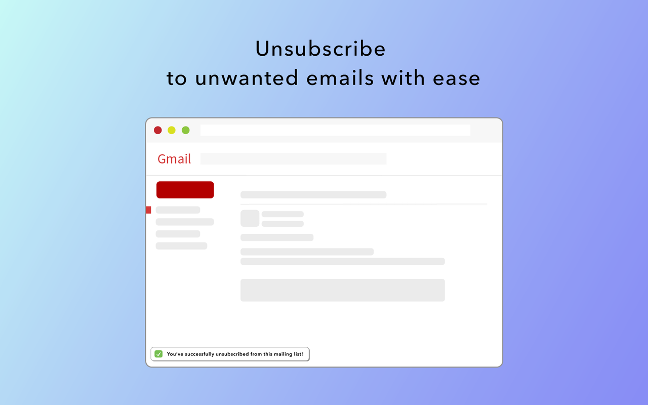 Gmail Unsubscribe - 截图 2