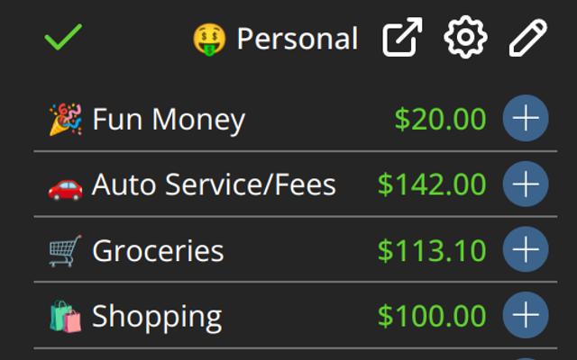 Peek for YNAB - 截图 1