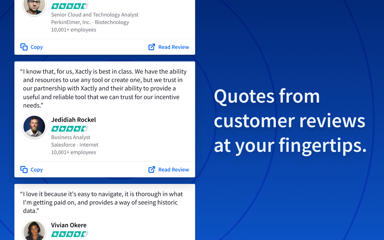 TrustRadius Quote Finder for Sales Reps - 截图 1