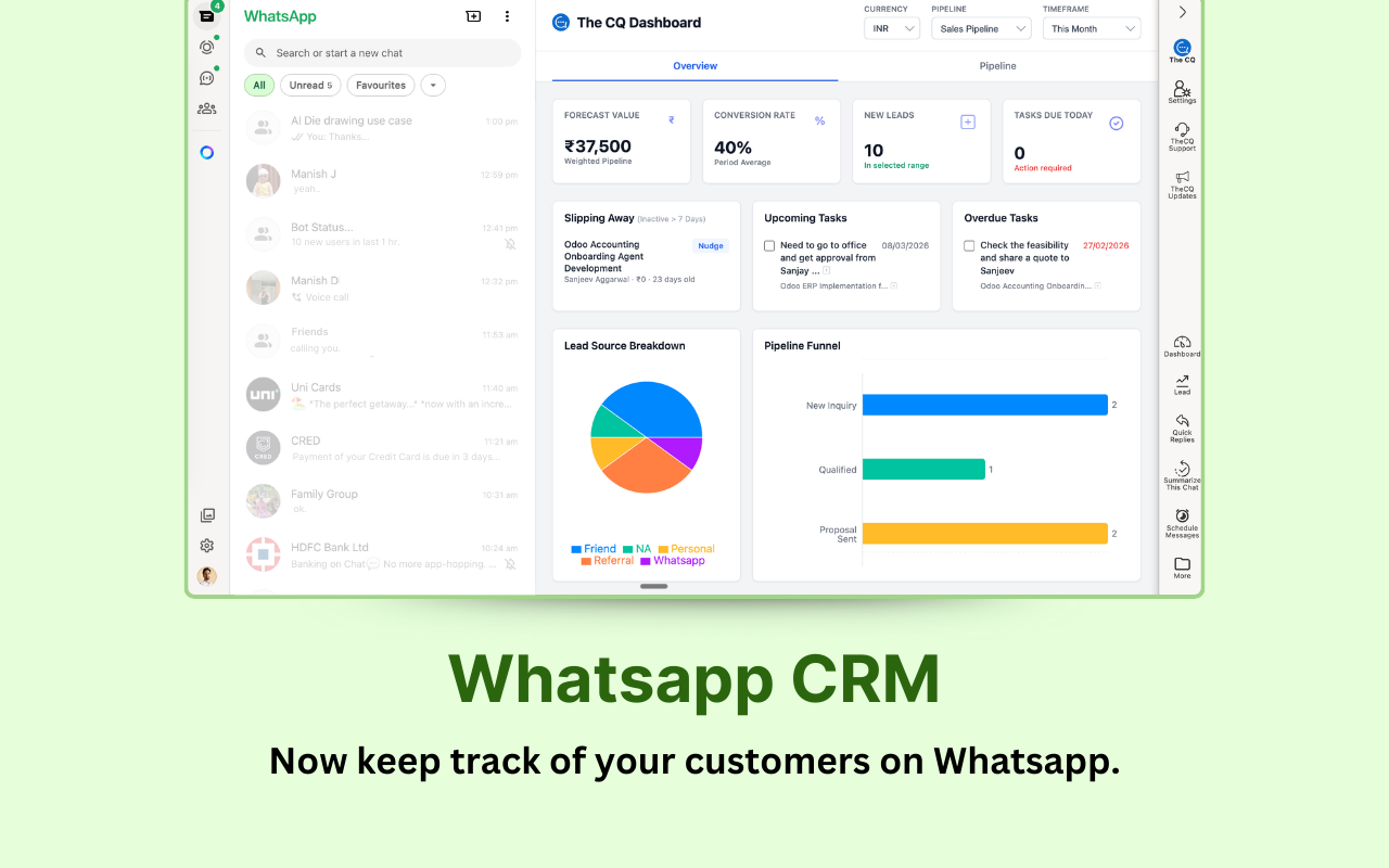 WhatsApp Business CRM – The Chat Quotient - 截图 3