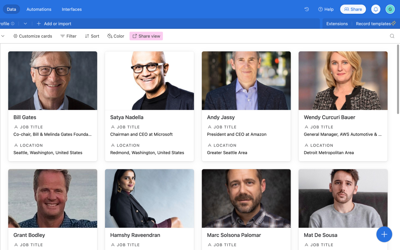 LinkedIn to Airtable - 截图 4
