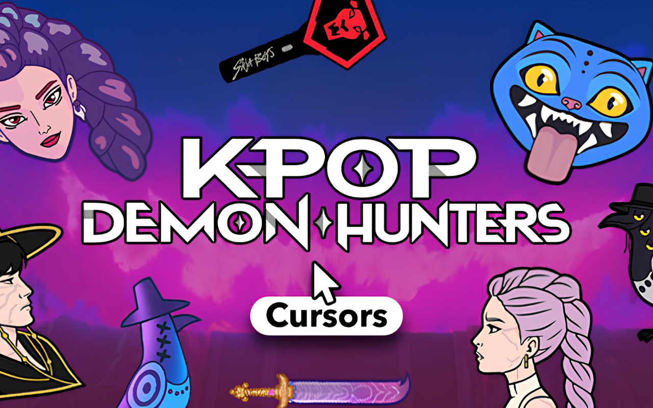 KPop Demon Hunters Cursor ★ Custom Cursor for Chrome™ - 截图 1