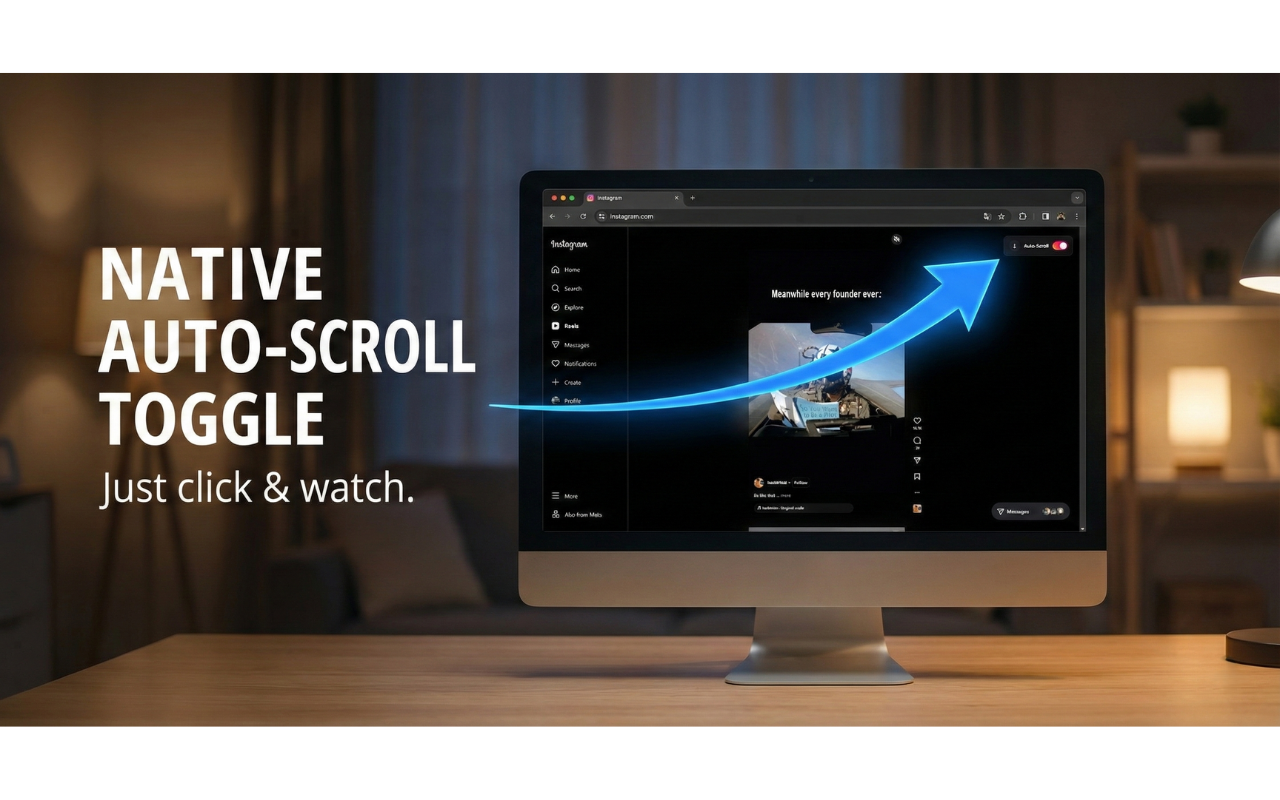 Reels Flow: Auto Scroll for Instagram Reels - 截图 3