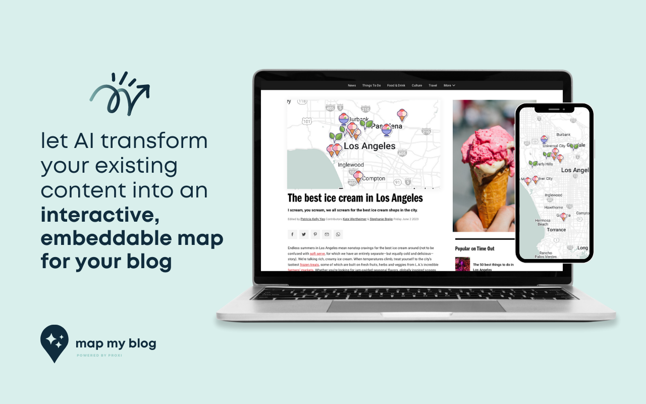 Map My Blog - AI-powered Mapping Software - 截图 4
