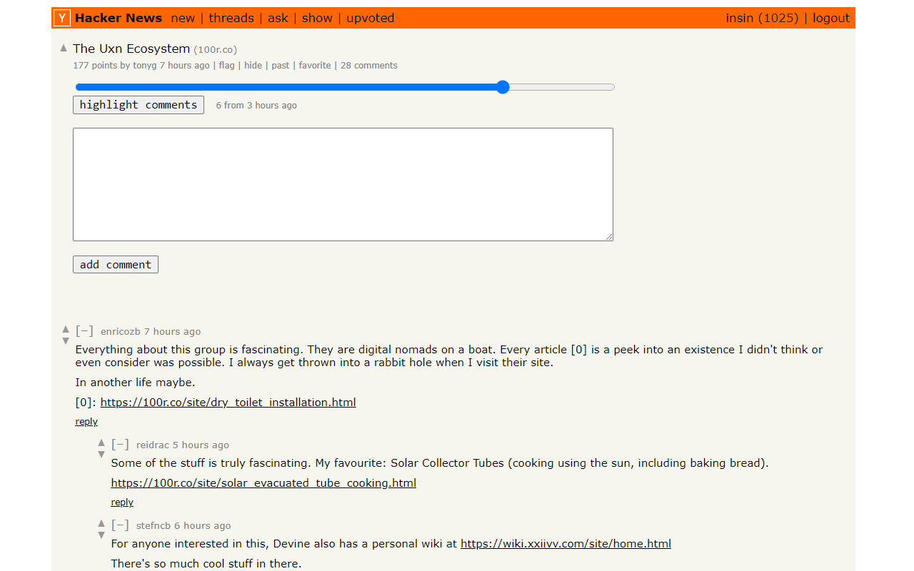 Comments Owl for Hacker News - 截图 1